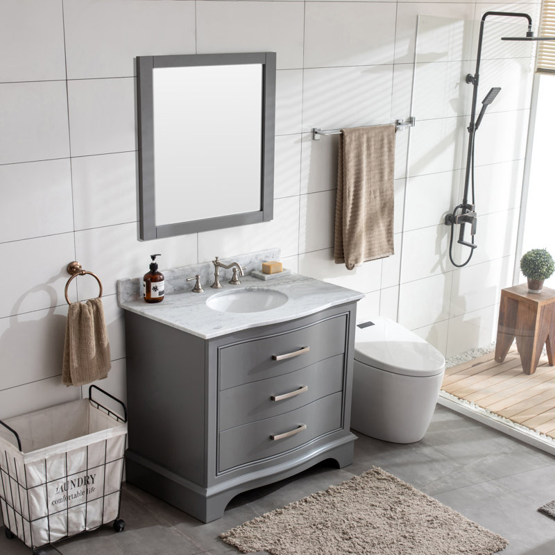 Andover Mills™ Goleta 36" Single Bathroom Vanity Set & Reviews Wayfair